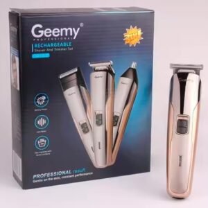 Rechargeable Hair Trimmer - 3 In 1 - GM-6659